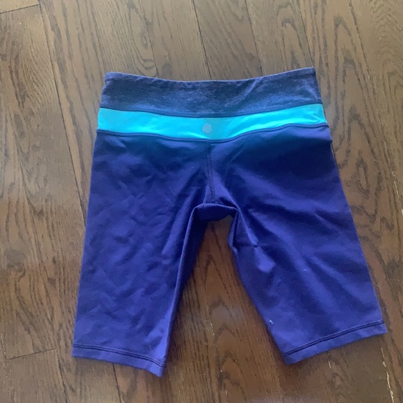 Purple Lululemon Long Shorts - midrise 4 tall - Picture 2 of 7